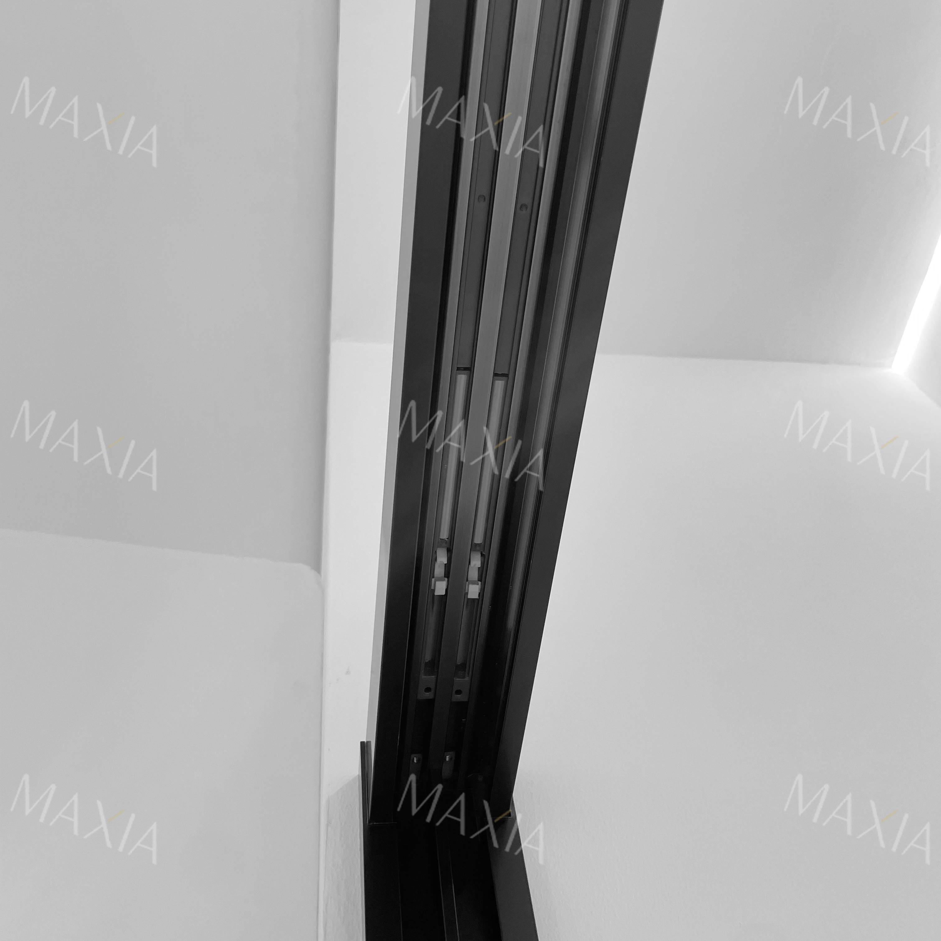 Простой скрытый шкинг стеклянный душ экрана