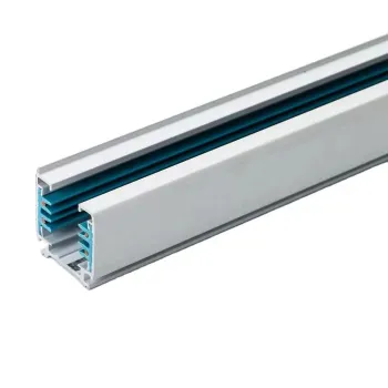Indoor LED Track Lighting Parts: 2-Wire, 3-Wire 1m 2m 3m Aluminum Rails