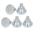 Knurled Thin thumb screws for wood