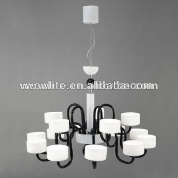China glass and crystal foyer pendant lighting D1120-10+5
