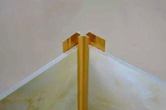 Golden aluminium structural sections / slotted aluminium ex