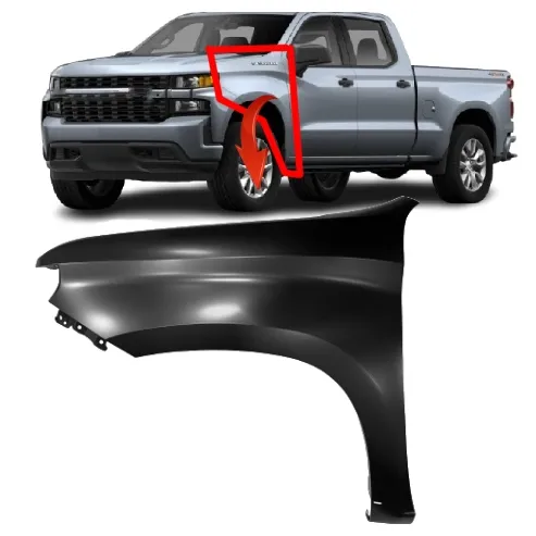 Chevy Chevrolet Silverado 1500 2019-2023 Front Fender Accessories