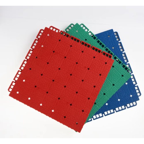 SES Anti-UV Sport Flooring Tiles para quadra de basquete ao ar livre