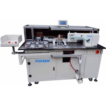 Machine automatique de réglage de poche de jean