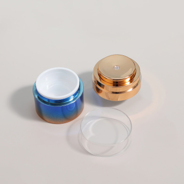 Airless Pump Cream Jar Plastic Cream Containers Jars Airless Pump Jars Factory