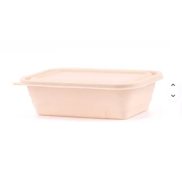 Eco-friendly Food-Grade Recyclable Cornstarch Bento Lunch Box