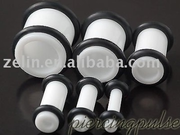 LOT 6 Ear Plug Tunnel Earlets 12G 8G 6G 2G 0G 00G ALT7,ear plug,ear jewelry