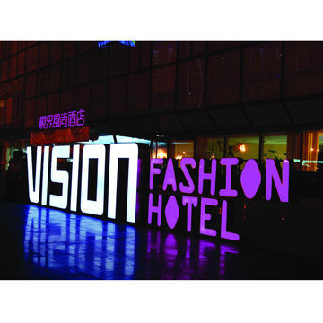 2013 outdoor LED sign with IP65 or IP67 for shops or hotels with CE and RoHS marks