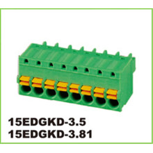 3.81mm Pitch Straight Europen Pluggable Terminal Block