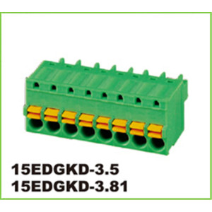 3.81mm 피치 스트레이트 유럽 플러그 가능 터미널 블록