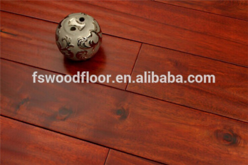 red stain acacia solid wood flooring