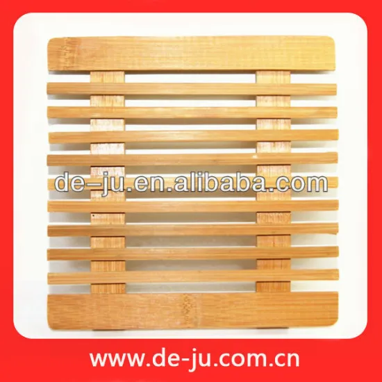 Kitchen Hot Food Natural Bamboo Dining Table Mat
