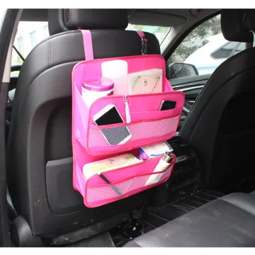 Bistratal oxford hanging car storage for backseat with large capacity