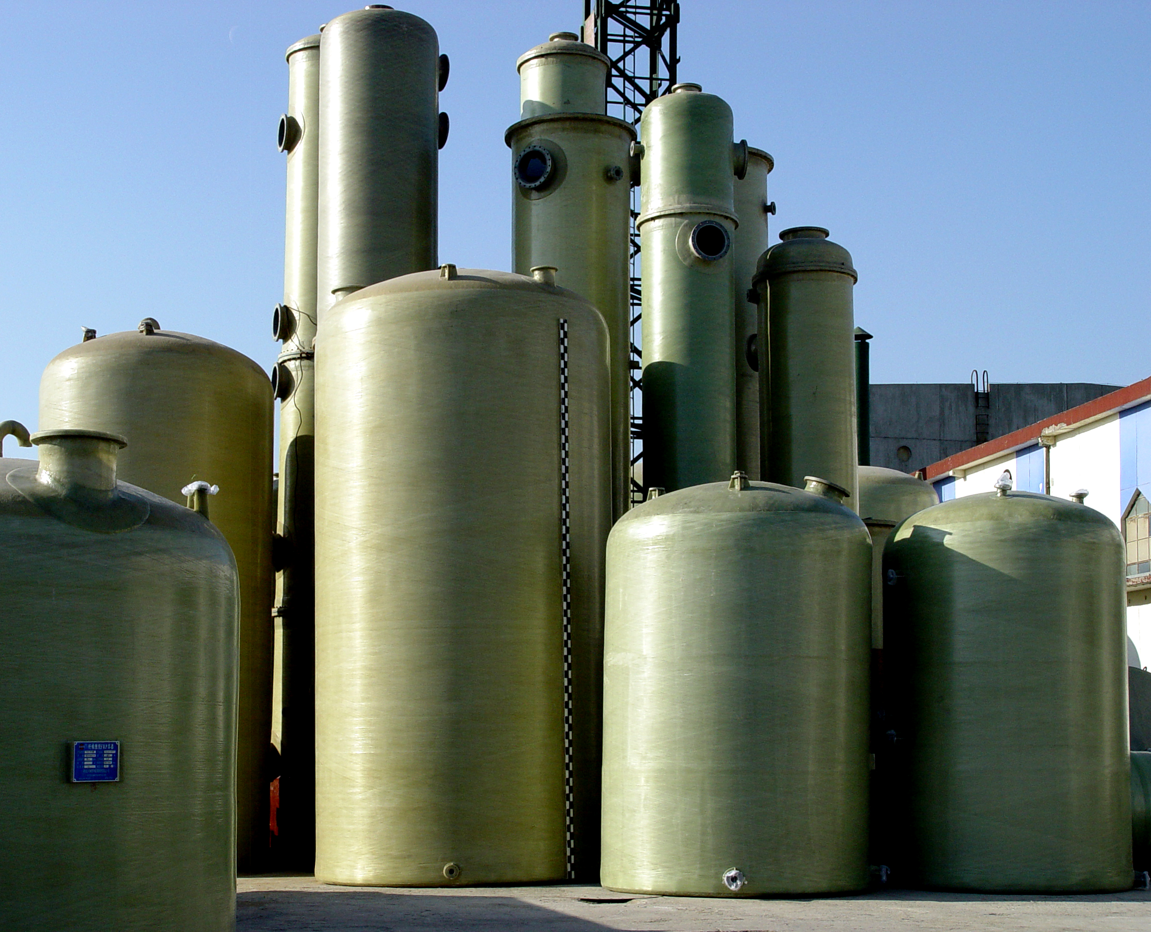 FRP Fiberglass Vessel Making Equipment for FRP Tanks