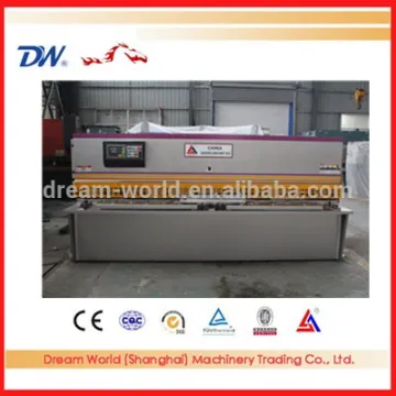 2016 newest Anhui 'SLMT' QC12K-20*4000 cnc E10-S Display Unit Shearing machine