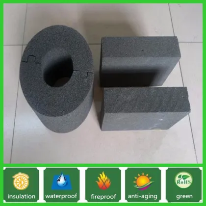 Black Foam Glass insulation tube/insulation foam glass tube