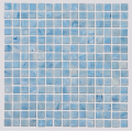 Blue Water Resistant Pool Glass Mosaic Tile