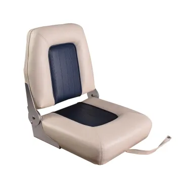 Deluxe Low Back Fold-Down Fishing Boat Seat
