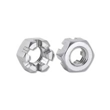 High Quantity DIN935 Hex Slotted Nut