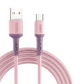 สายเคเบิลข้อมูล Silicone 3A Micro USB