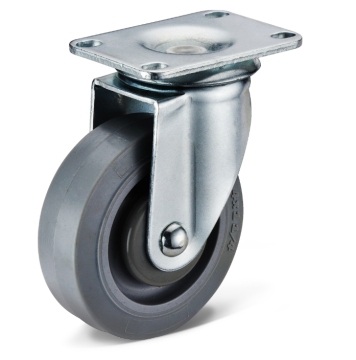 Swivel Fixed Rigid Office Chair Furniture Industrial Caster Wheels With Brake