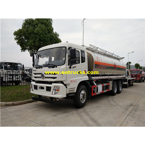 Dongfeng 20000L Caminhões de tanque de combustível de alumínio