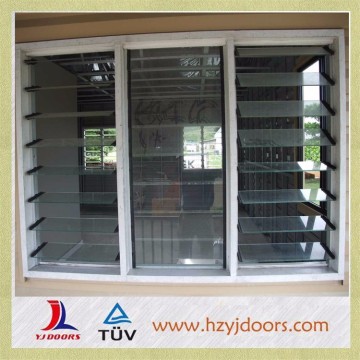 aluminum metal frame louver window