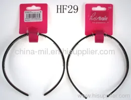 Black Plastic Headbands 