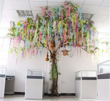 1m to 10m tall Artificial Weeding Wisteria colorfull Tree