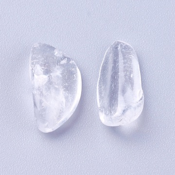 100 Grams Natural Quartz Crystal Beads: Undrilled, No Hole Chips - Pandahall