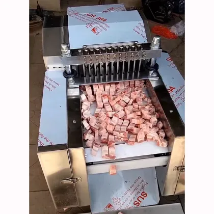 Automatic Meat Cutting Machine for Chicken, Duck, and Frozen Meat Blocks