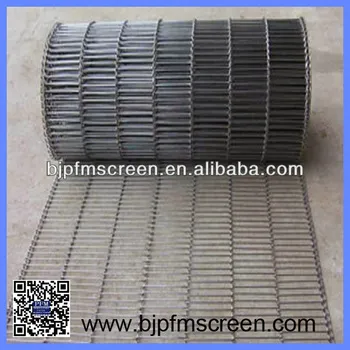 Flat-Flex Belting stainless steel conveyor