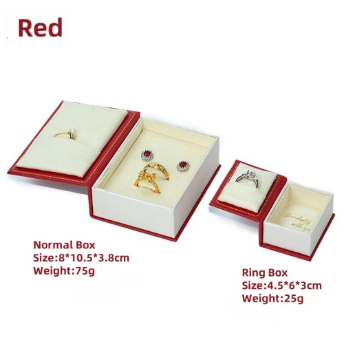 Book-style Paper Board and Velet jewelry box