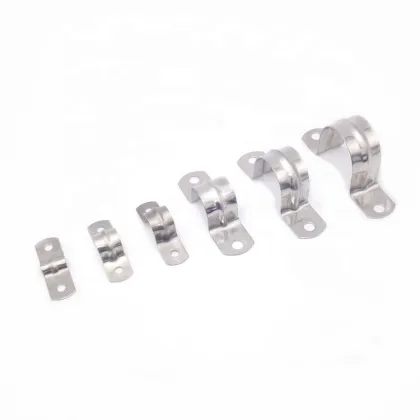 Stainless Steel Saddle Clip Pipe Clamp Routing Clamps