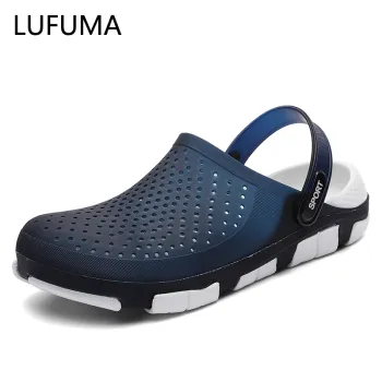 Rubber Slip On Sandals Beach 2019 Summer Men Shoes Water Sandles Eva Sandal Cholas Sandalias Hombre Clogs Garden Closed Toe
