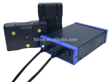 Dual-channel Li-ion Battery common Charger with DC Output for broadcast camera battery