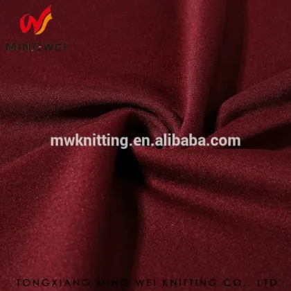 Reliable service tricot dazzle fabric garment for plus size women clothing