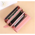 PU Leather Material Handbag Simple Pink Touch-screen Mobile Phone Handbag Manufactory