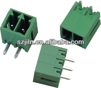 5.08 pitch right angle male Green terminal block connetors