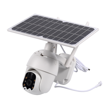 Zonne -aangedreven WiFi IP 1080p PTZ Outdoor Security Camera met nachtzicht