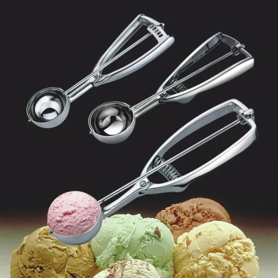 Commercial Stainless Steel Mini Ice Cream Scoop Set