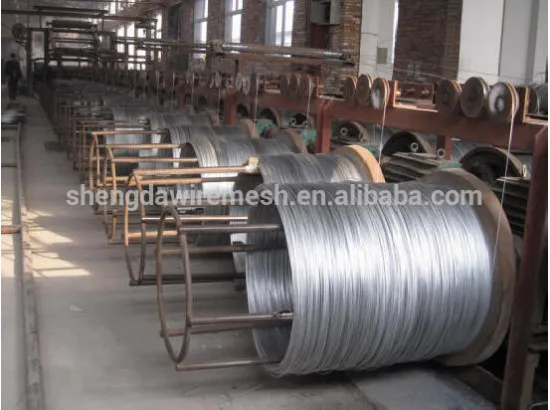 Corrosion resisting good elasticity hot dipped galvanized steel iron wire