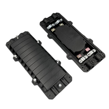 Cheapest High-Quality 48-Core Fiber Optic Joint Closure with 2 Inlets and 2 Outlets - 2-Tray Horizontal Design