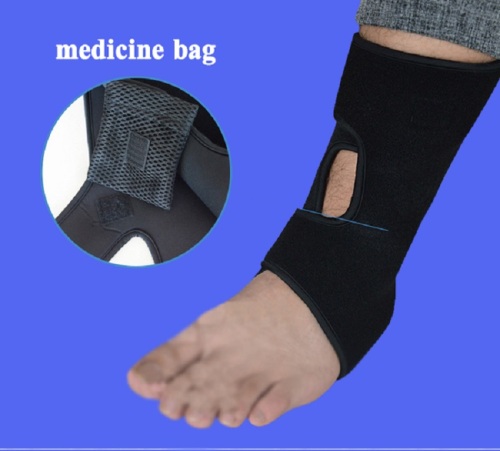 Calcetines de tobillo negro al por mayor acolchado correas de pesas