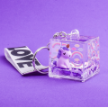 Fancy Unicorn Liquid Key Chain