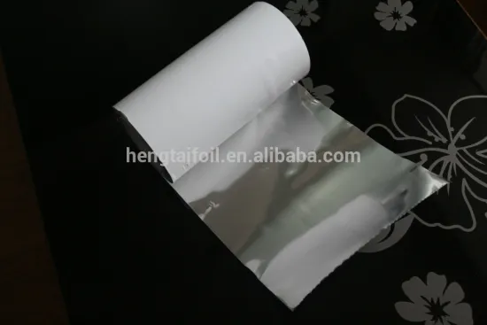 White color coated aluminum foil material for airline foil dish