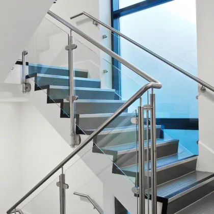 Landscape glass railing with CE certification
