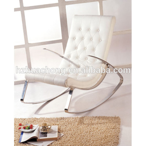 HC-E016 modern iron rocking chair legless leisure chair sofa