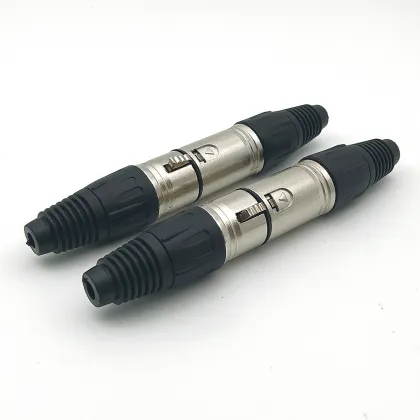 Microphone Audio Cable XLR Plug Adapter Connector