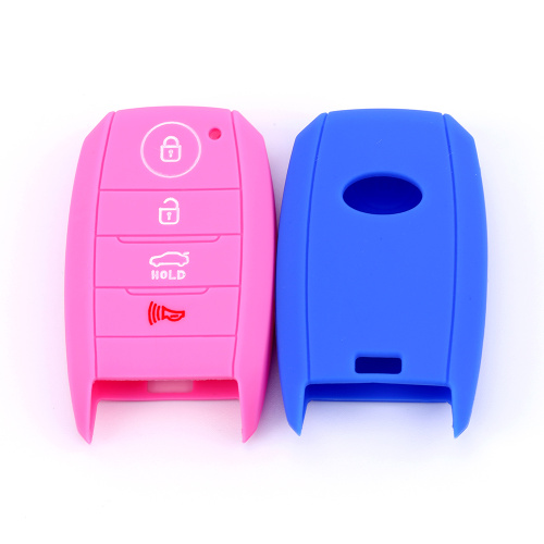 4 Buttons Silicone Car Key Case For Kia